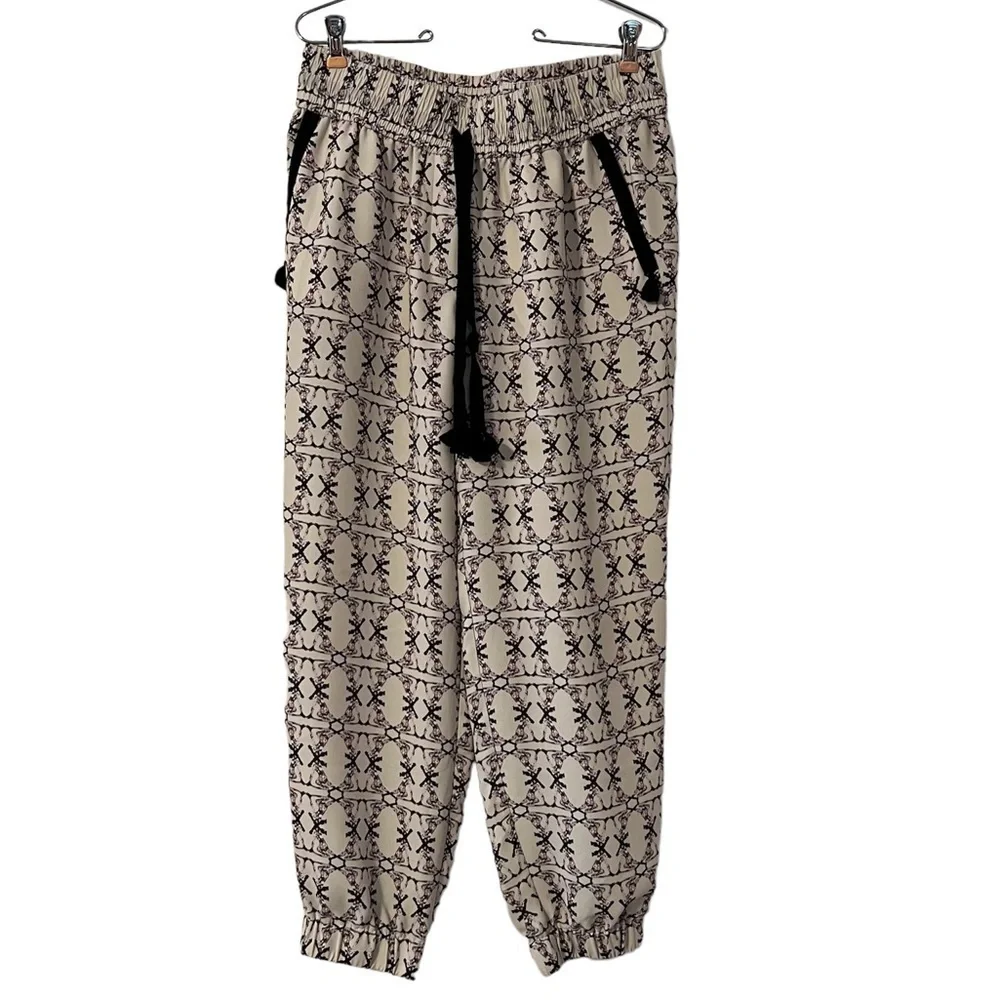 J.Crew For Born Free Patterned Joggers Sz 6